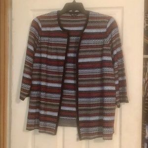 Misook MultiColored Blazer